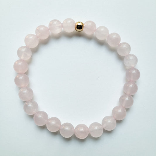 Rose Quartz Bracelet | Heart Chakra