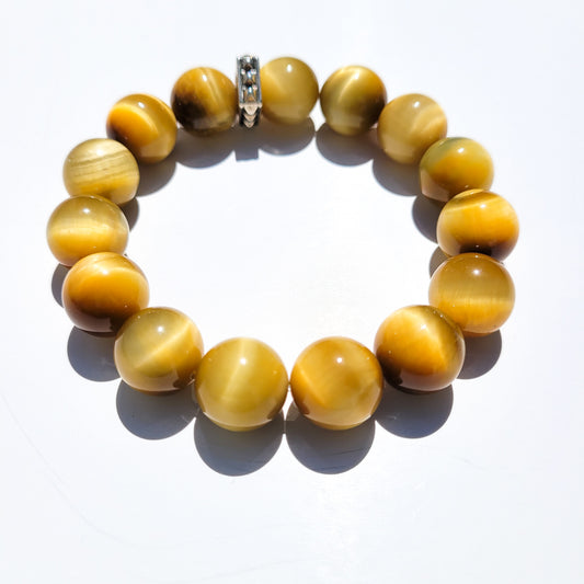 Tigers Eye Bracelet | Sacral, Solar Plexus, and Root Chakra